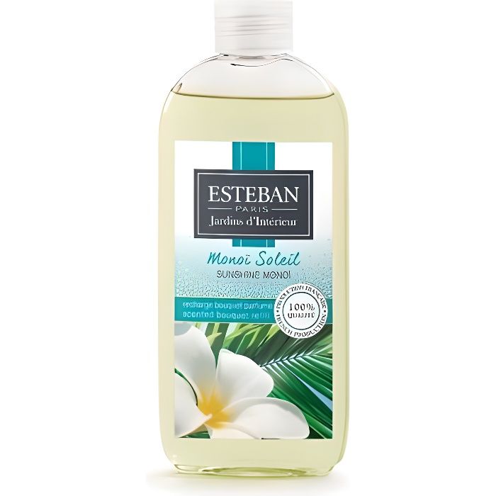 Recharge pour bouquet parfumé Monoï soleil - Esteban