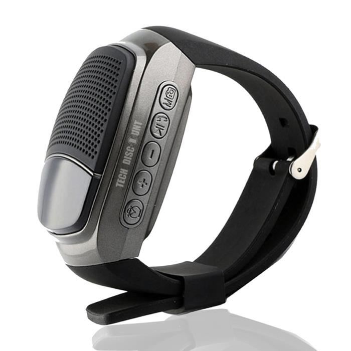 TD® Bracelet-montre Haut-parleur sans fil Bluetooth de Sport de plein air Watch Audio / Enceinte de poignée d'extérieur / Étanche