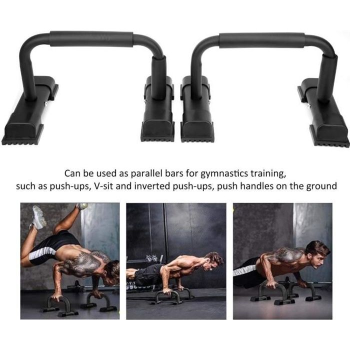 Barres de Push Up Ménage Push-Up Stands Bars Parallettes Set Workout Exercise Fitness Equipment -WEIR