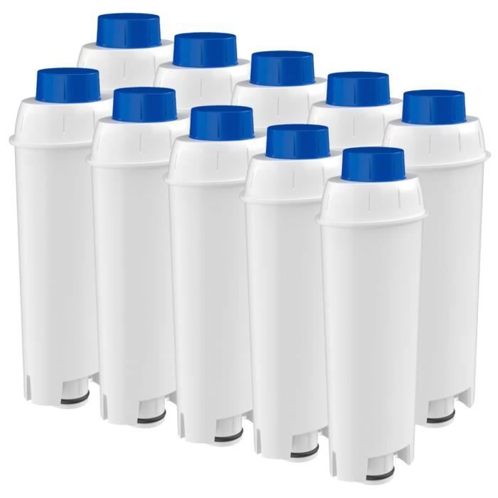 10X Wessper Filtre à eau, pièces de rechange pour cafetiere DeLonghi ECAM 23.460.S