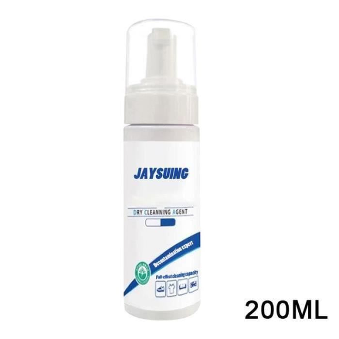 BTH07646-200 ML sans eau tache d'huile mousse nettoyage tissu sale chaussures sac chapeau canapé nettoyant