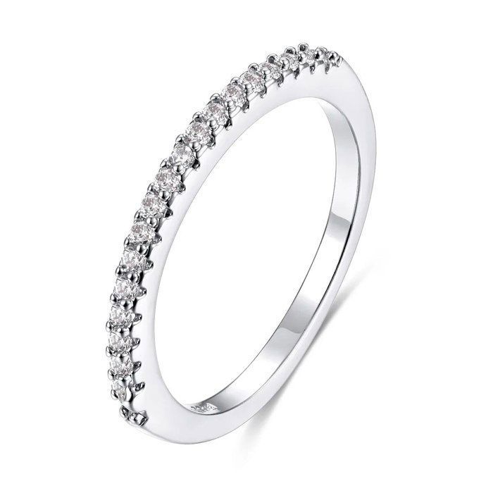 Star.W Bague Homme/Femme 18K Or Plaqué Motif Irrégulier Émail Blanc Croix - Style Élégant Moderne