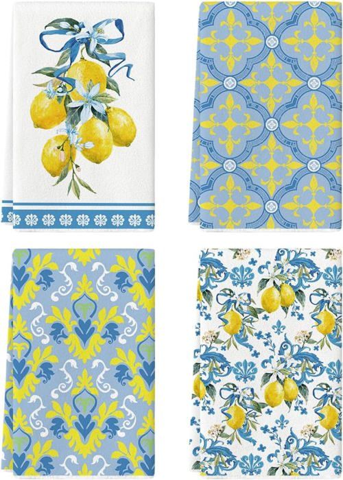 Lot De 10 Et 5 Torchons De Cuisine De Qualité Supérieure 100 % Coton