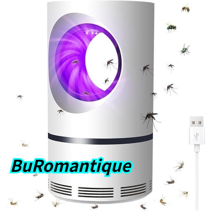 Lampe Anti Moustique 3500V UV Électrique Anti Moustique-2 En 1 Tueur D