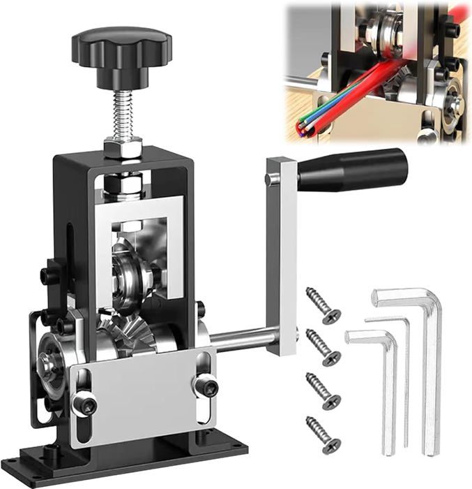 Pince à Dénuder Fibre Optique 3 Trous - Pour Fils Électriques Et Fibres - Acier Carbone - 15.2cm