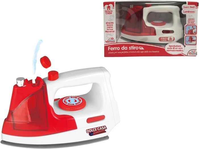 Fer À Repasser Jouet Avec Des Lumières Sonores De Pulvérisation DEau Set Pour Le Repassage Jouet Fer À Repasser Pour Les Enfants - Zig Zag Territoires