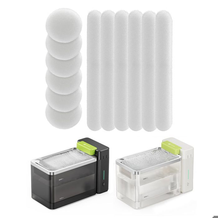 Meilleurs prix pour AMICURA Kit de Filtres 6PCSen Mousse  pour Fontaines à Chat A3 LiteAccessoires d’origine