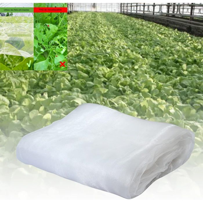 Filet Anti Insecte, 2,5 X 7M Filet De Protection Anti-Insectes, Filet ...