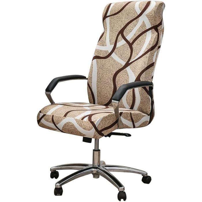XJYDNCG Housse de Chaise de Bureau - Taille L - Élastique - Amovible - pour Protéger et Décorer la chaise -001 mul HOUSSE DE CHAISE