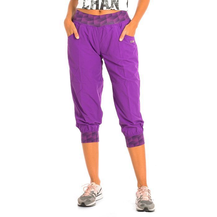 Pantalon capri de sport imperméable pour femme Z1B00165-Lilas Pantalon capri de sport imperméable pour femme Z1B00165-Lilas