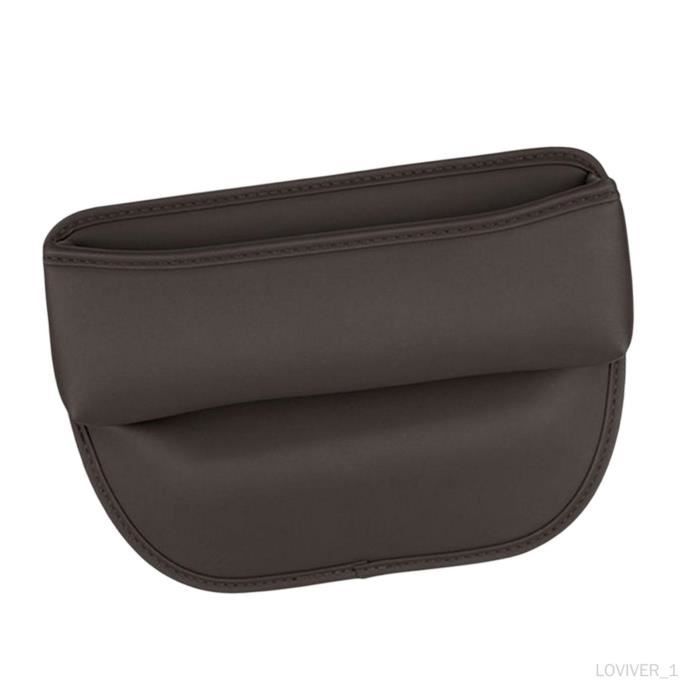 2x Rangement Siège Auto – Pochette Latérale En Cuir PU Pour Téléphone, Portefeuille, Clés