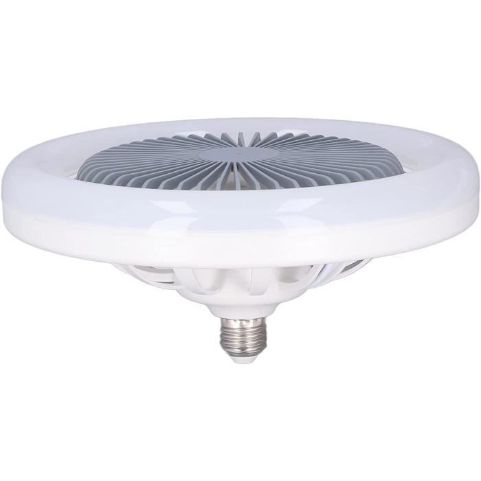 Lampe de ventilateur de plafond petite E27 30W lampe de ventilateur LED réglable silencieuse pour chambre denfant chambre 85‑[79]
