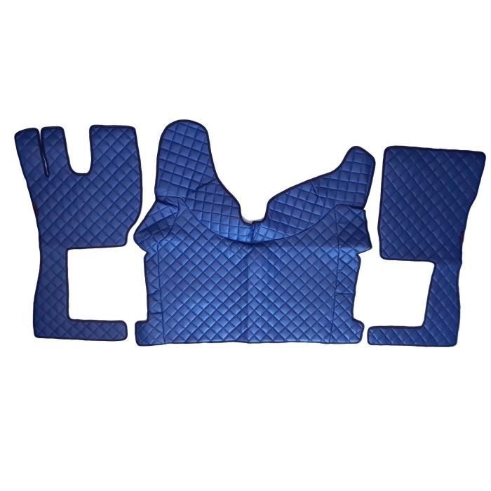 Tapis de sol antidérapants bleus pour camions - Volvo FH Euro 6 année 2013 - 2020