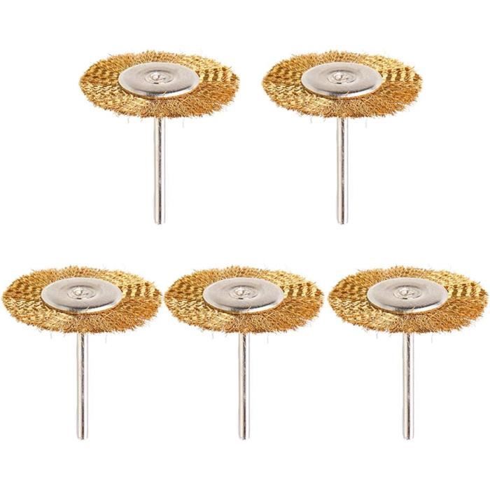 Lot De 5 Brosses Cylindriques En Fil D'acier Inoxydable 10-30 Mm – Nettoyage En Profondeur Et Anti-rouille Pour Tuyaux Et Conduits