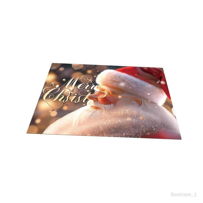 Kit De Tapis à Poinçonner Coeur à Main - Motif Père Noël Joyeux Noël #3162