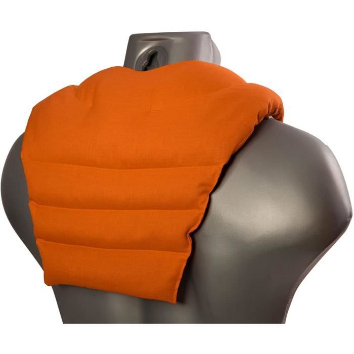 Coussin Anti-Stress Rectangulaire - Microbillies Lycra - Soulagement Cervicales Et Dos - 36x25cm - Lavable
