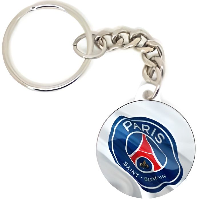 Porte clé badge drapeau psg paris saint germain football personnalisé  collection