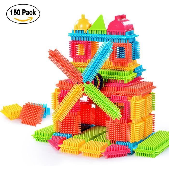 150pcs Bristle forme 3D blocs de construction Carreaux de construction  Playboards Jouets sutabak1565 - Cdiscount Jeux - Jouets