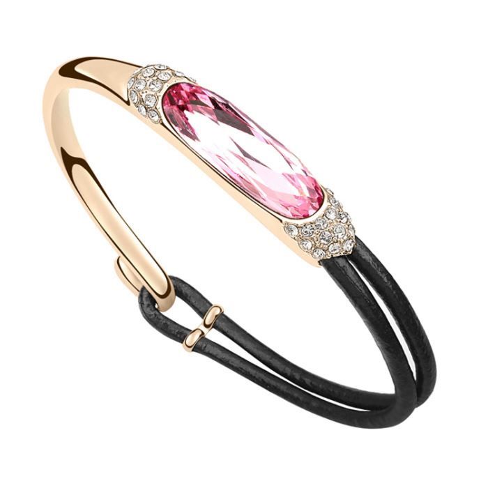 Agatha Bracelet souple ADOREE - Cristal / Argenté 02420788-136-TU Réduction Bijo