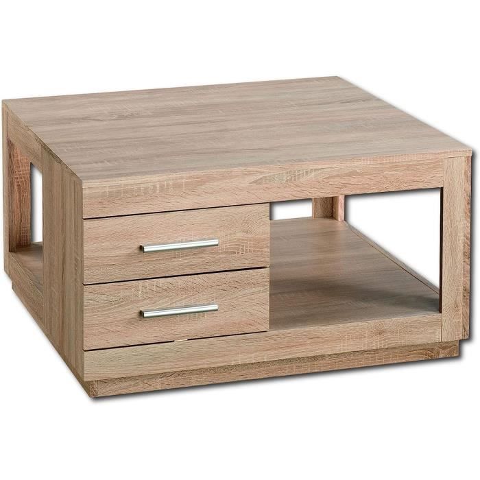 Joker Aspect Chêne Sonoma Table Basse Spacieuse Avec Étagère Pour Joker Aspect Chêne Sonoma Table Basse Spacieuse Avec Étagère Pour