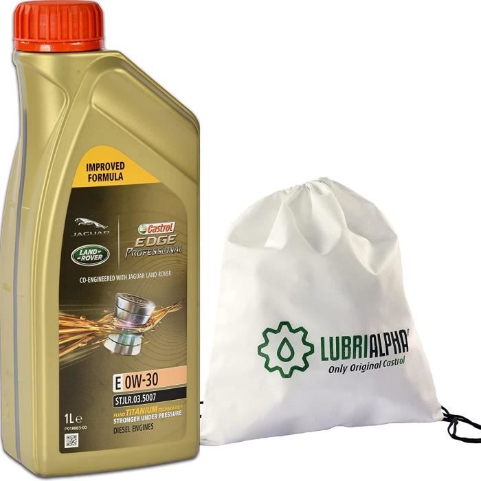 Huile moteur 0w20 voiture essence Castrol Edge Professional EC 0w20 avec sac polyvalent 1lt[885