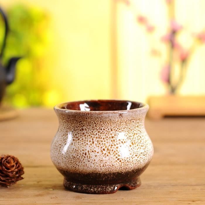 Céramique chinois Bonsai Fleur Plante Pot Bac à fleurs en récipient pour Jardin maison deco Céramique chinois Bonsai Fleur Plante Pot Bac à fleurs en récipient pour Jardin maison deco