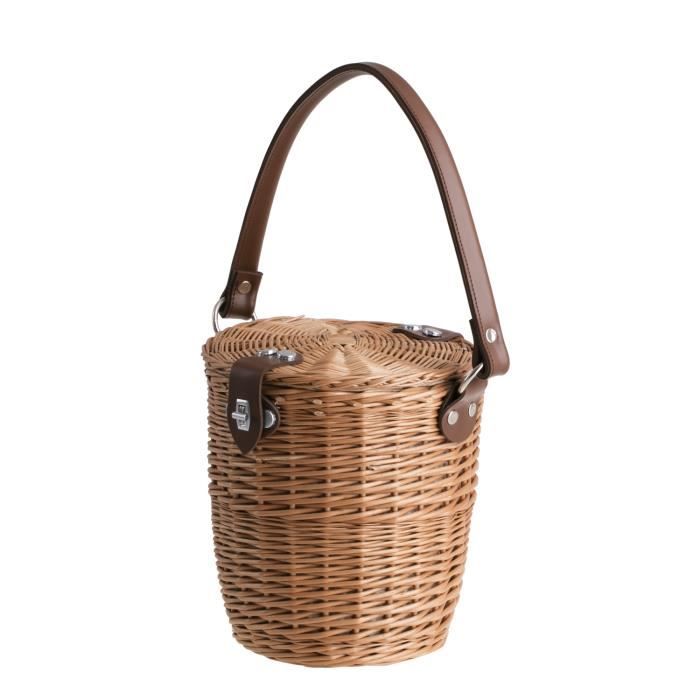 Sac a main osier et cuir discount