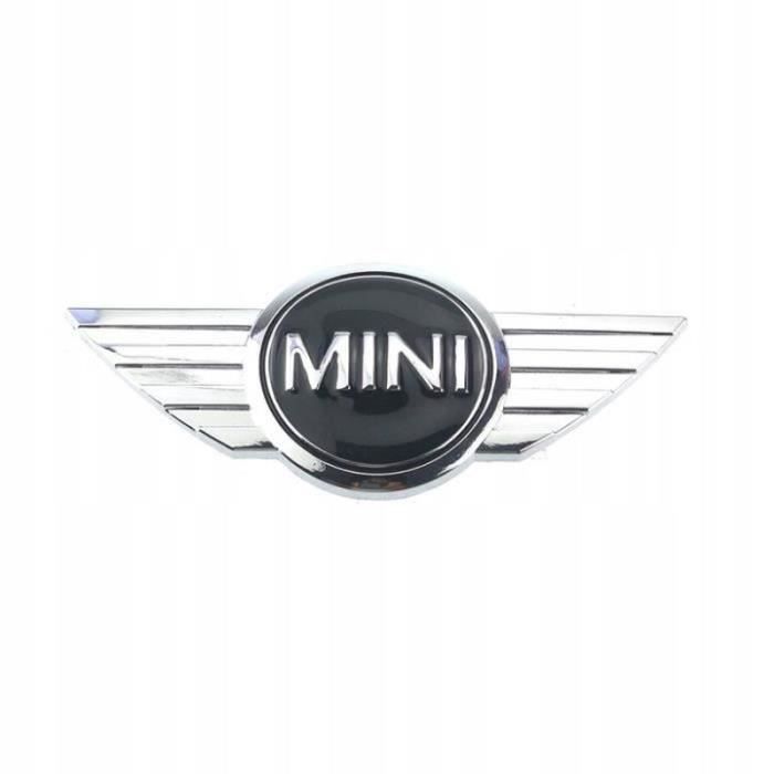1* Insigne logo emblème avant capot 115×50mm noir Adaptation BMW MINI Cooper
