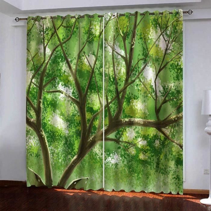 Lot De 2 Rideau Chambre Enfant Garcon Fille 3d Impression Paysage De Foret Verte Motif Rideaux Occultants 80x160cm 7397 Cdiscount Maison Lot De 2 Rideau Chambre Enfant Garcon Fille 3d Impression Paysage De Foret Verte Motif Rideaux Occultants 80x160cm 7397 Cdiscount Maison