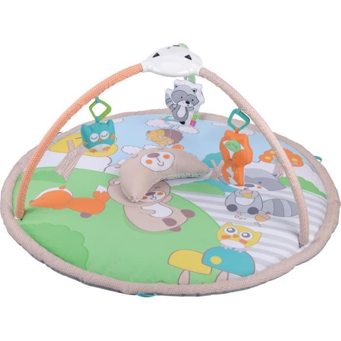 Foxie Tapis D Eveil Interactif Bebe Des La Naissance Projecteur Etoiles Lune Lampe Avec Couleurs Coussins Jouets Cdiscount Puericulture Eveil Bebe