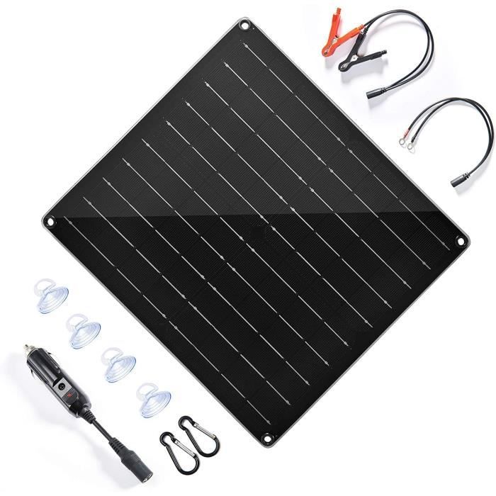 CHARGEUR DE BATTERIE Chargeur de batterie solaire portable 12 V 20 W — free download