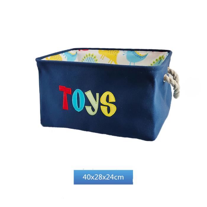 Panier de rangement pour jouets de bébé, paniers à linge carrés, panier à linge pour