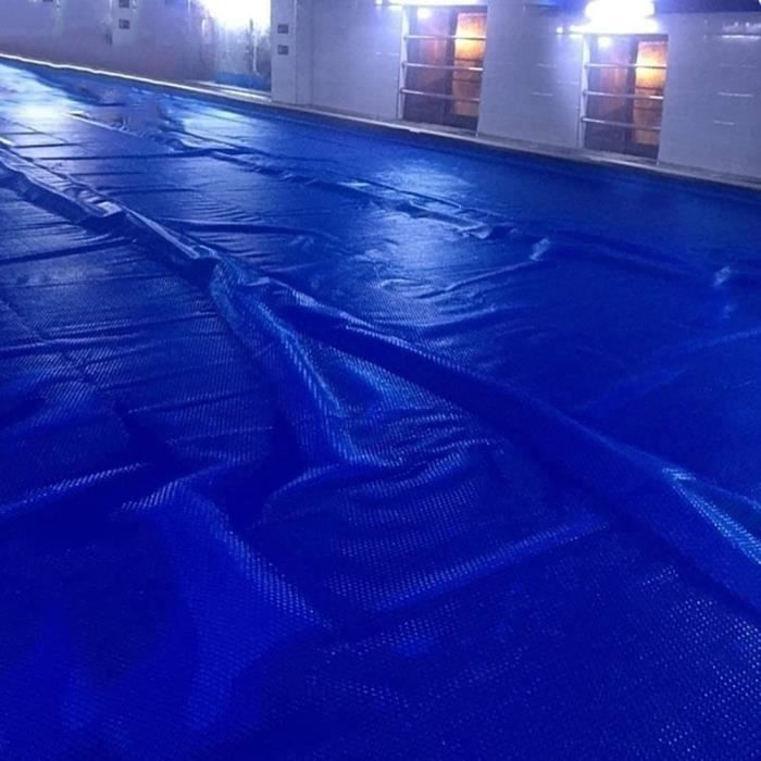 Bâches solaires pour piscine MWPO Bâche Solaire Rectangulaire Bleu pour Hiver Couverture