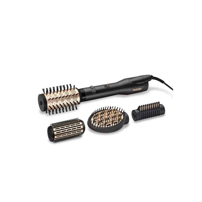 BABYLISS BIG HAIR LUXE AS970E - Brosse soufflante rotative multistyle - 50mm céramique - Brosse fixe 38mm - 650W