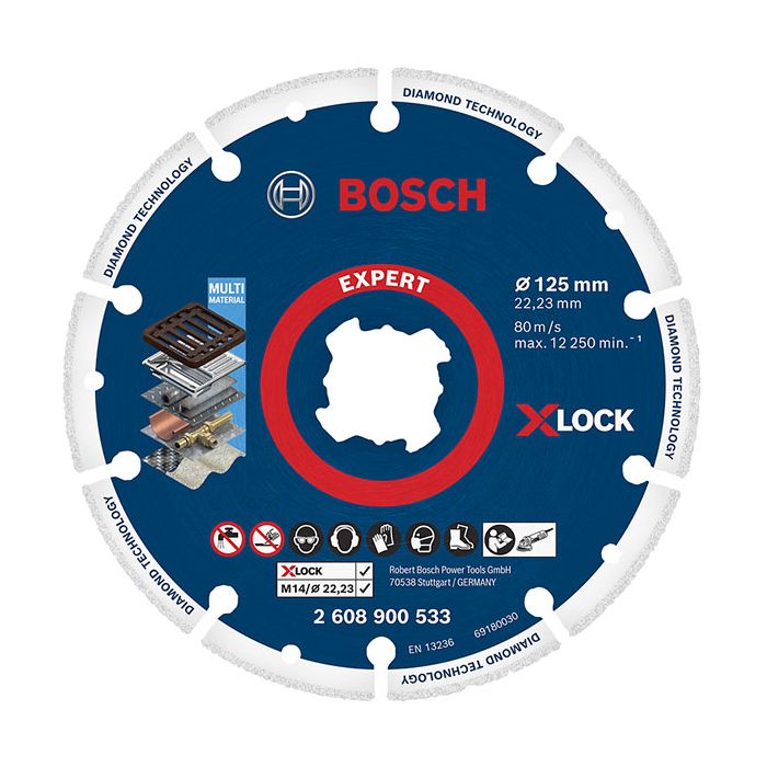 Disque diamant Métal Expert BOSCH Ø125 mm - 2608900533