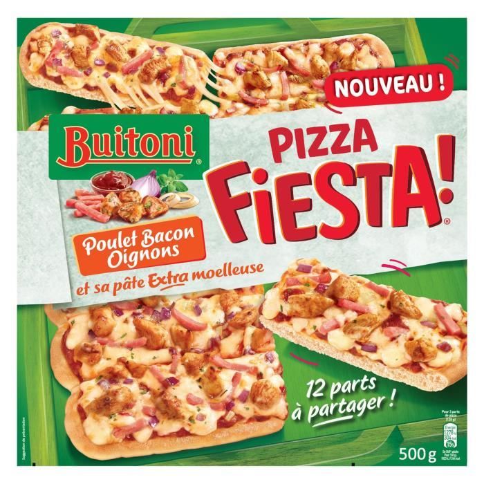 Buitoni Pizza Fiesta Poulet Bacon 500g Achat Vente Pizza Buitoni Pizza Fiesta 500g Cdiscount