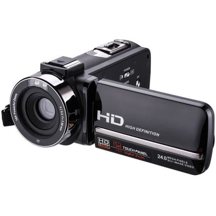 Anstaker Camera Ansteker Caméscope 4K Vision Nocturne Infrarouge Ultra HD 270 rotation ...