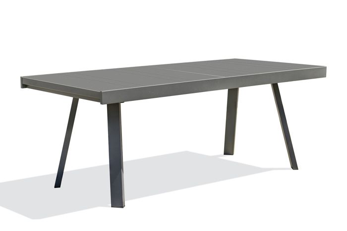 Dcb Garden Table En Aluminium Avec Rallonge Integree Stockholm Tb300 Gris Anthracite Achat Vente Table De Jardin Table Stockholm Tb300 Anth Cdiscount