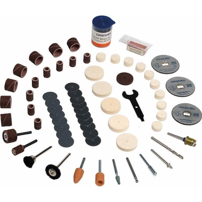 Coffret de 100 accessoires DREMEL - multi-usage