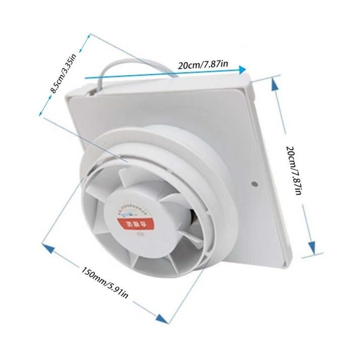 Ventilateur d'extraction de salle de bain Ventilateur d'extraction pour plafond de salle de bain, electromenager ventilateur