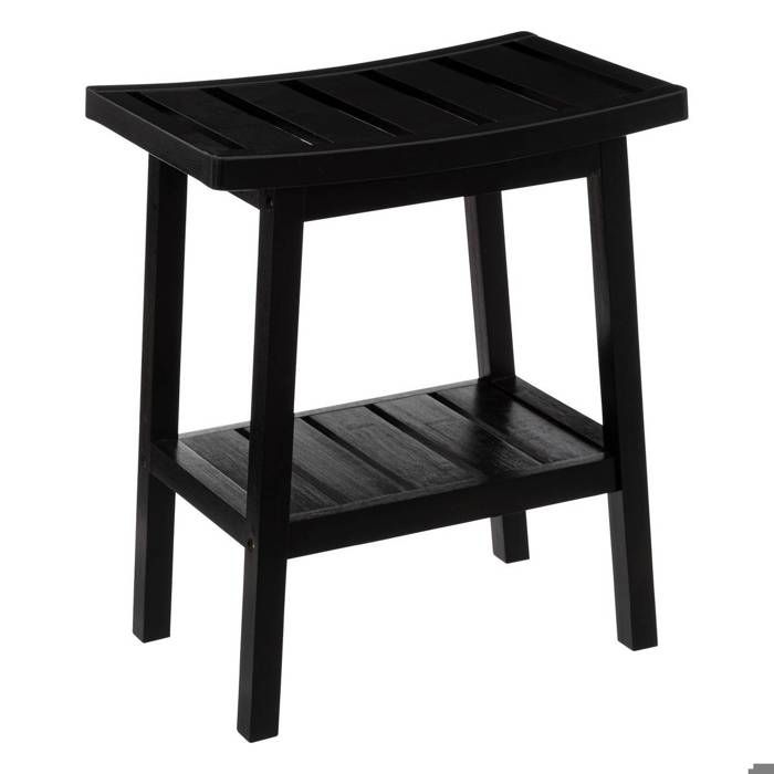 Tabouret rangement bambou noir - 5 five simply smart