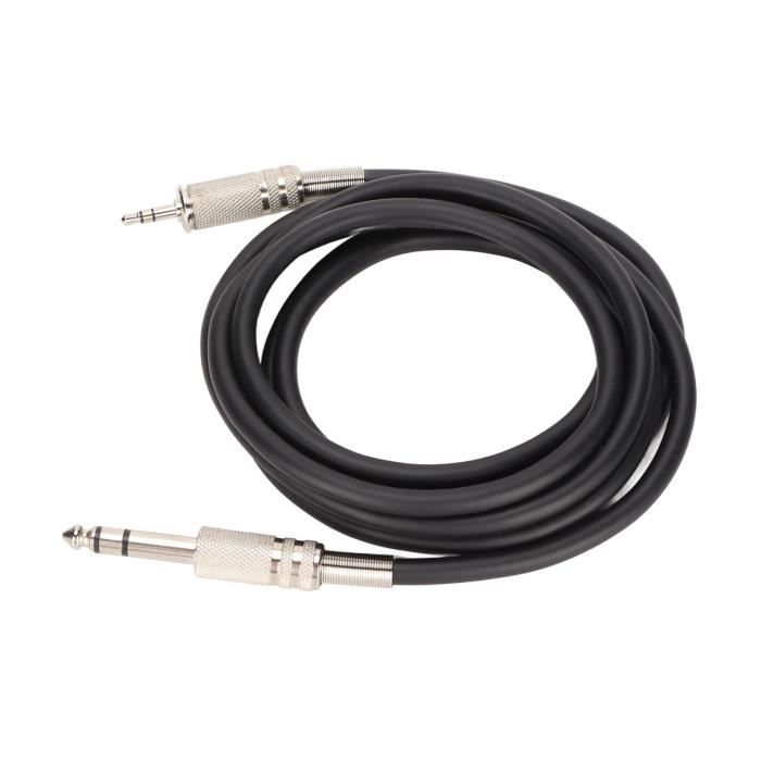 HURRISE Câble Adaptateur Jack 6.35mm Mâle vers 3.5mm Professionnel pour  Smartphone - 6.6ft - Cdiscount TV Son Photo