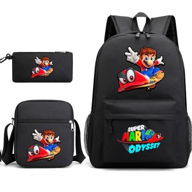 Lot de 3 Super Mario Sac a dos pour enfant Cdiscount Bagagerie Maroquinerie