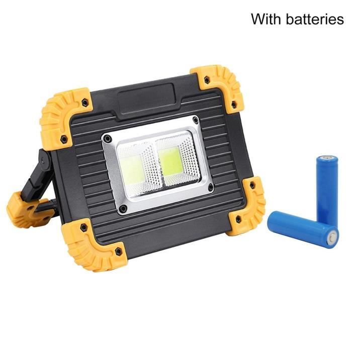 Lampe Led Projecteur Portable Led Lampe De Travail Rechargeable 18650 Batterie Lumiere Exterieure Pour La Chasse Camping Led Lampe D Achat Vente Lampe Led Projecteur Portab Cdiscount