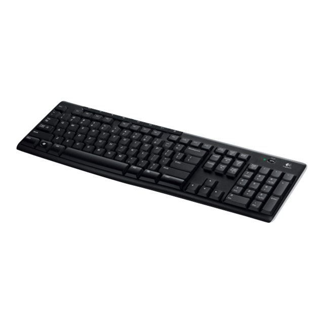 Clavier LOGITECH K270 - Sans fil 2.4 GHz - Nordique - Noir Blanc - Récepteur Logitech Unifying