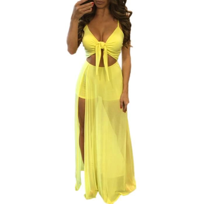 combishort robe longue