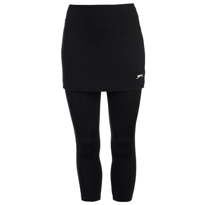 Slazenge Legging avec jupe de tennis Femmes Noir - Cdiscount Sport