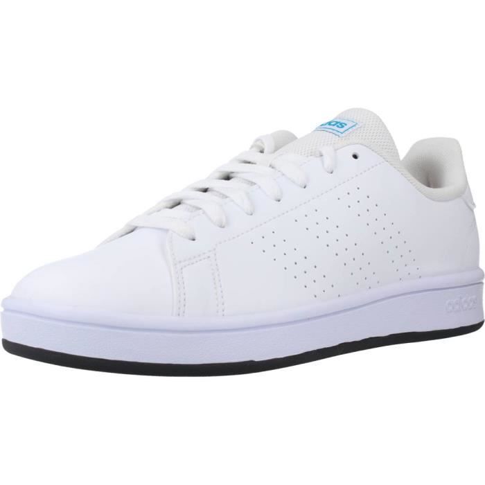 Basket Adidas 125362 Blanc 39 1 3 ADIDAS 125362 Blanc Synthetique Adulte Homme Lacets