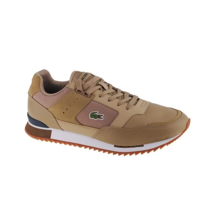 Chaussure lacoste marron homme outlet