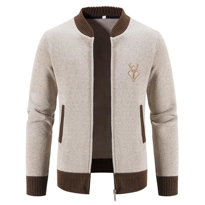 Gilet laine online doublé polaire homme